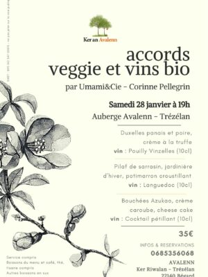 Soirée Veggie et Vins bio - 28 janv